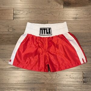 Women's Title Boxing Shorts
